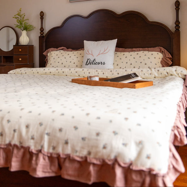 Winter Flowers Bedding Set - Delicors