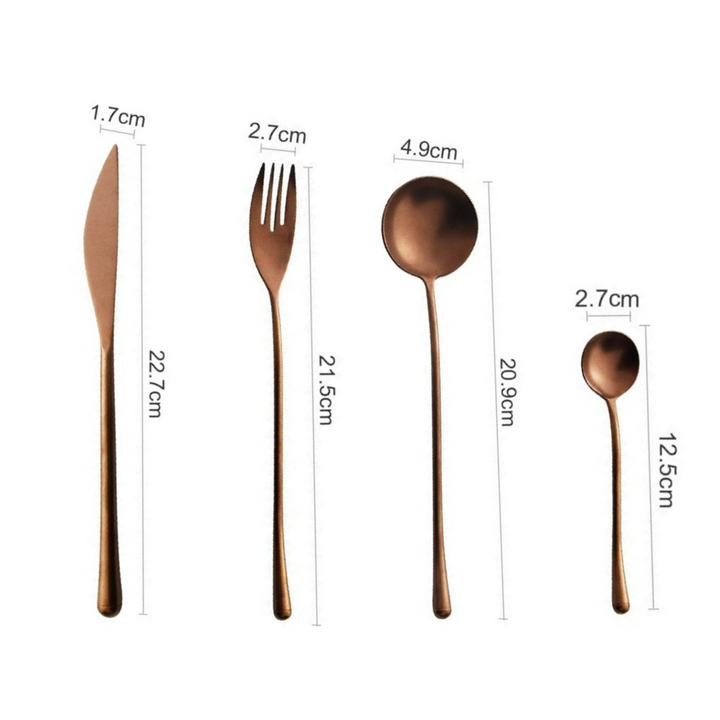 Vintage Soft Handle Cutlery Set