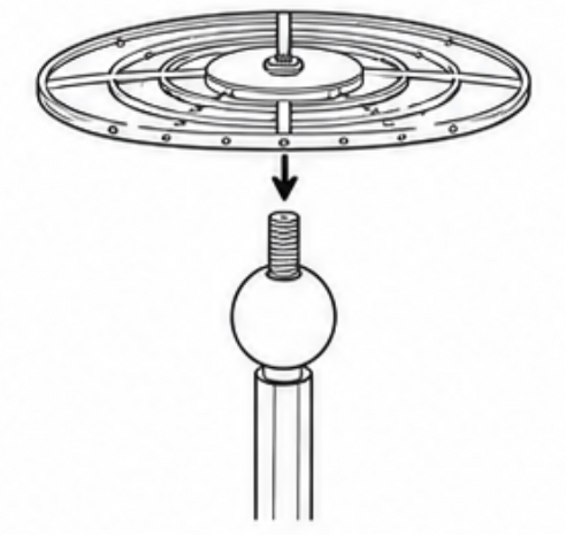 ATTACH THE TOP DISC
