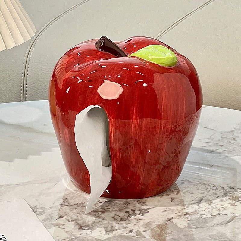 Juicy Apple Tissue Box Decor