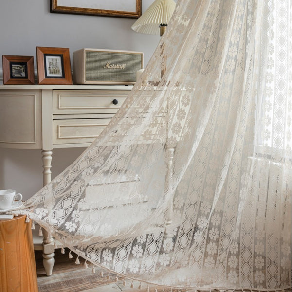 Blooming Days Lace Curtain