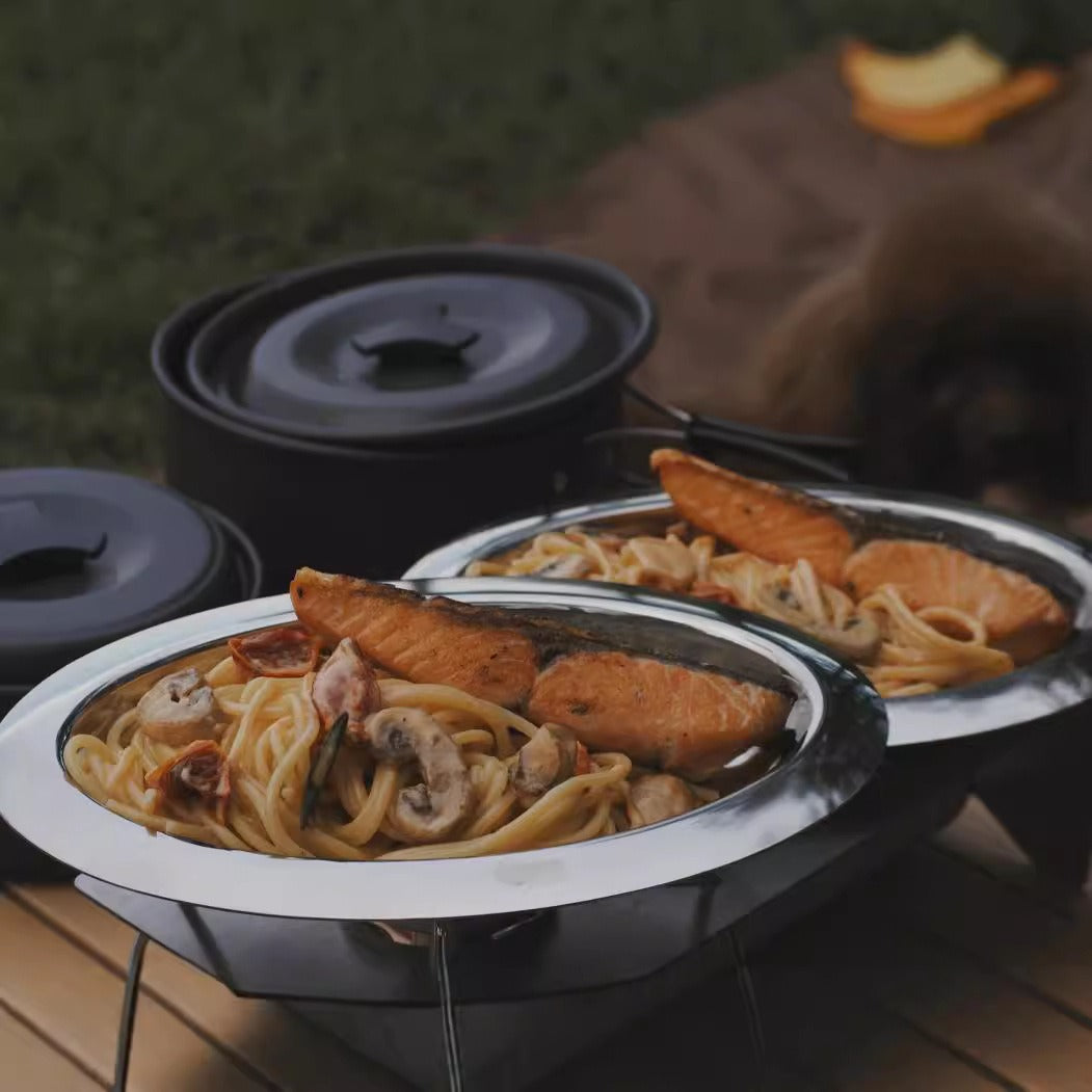 Go For a Picnic Silver Oval Plate Collection