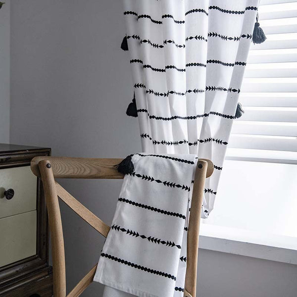 Magic Line White Curtain