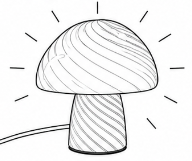 Mushroom Table Lamp - Assembly Guide