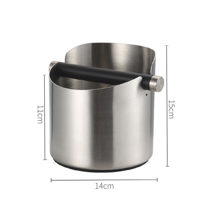 Delicors_The_Daily_Grind_Coffee_Knock_Box_Balck_Silver