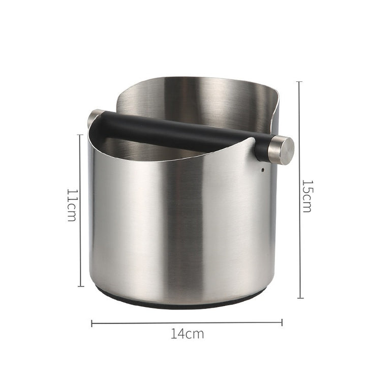 Delicors_The_Daily_Grind_Coffee_Knock_Box_Balck_Silver