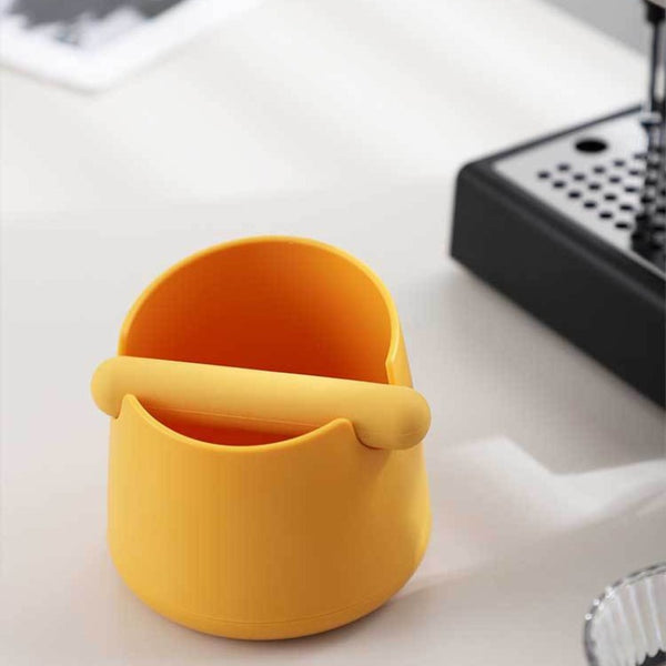 The Daily Grind Mini Yellow Knock Box 