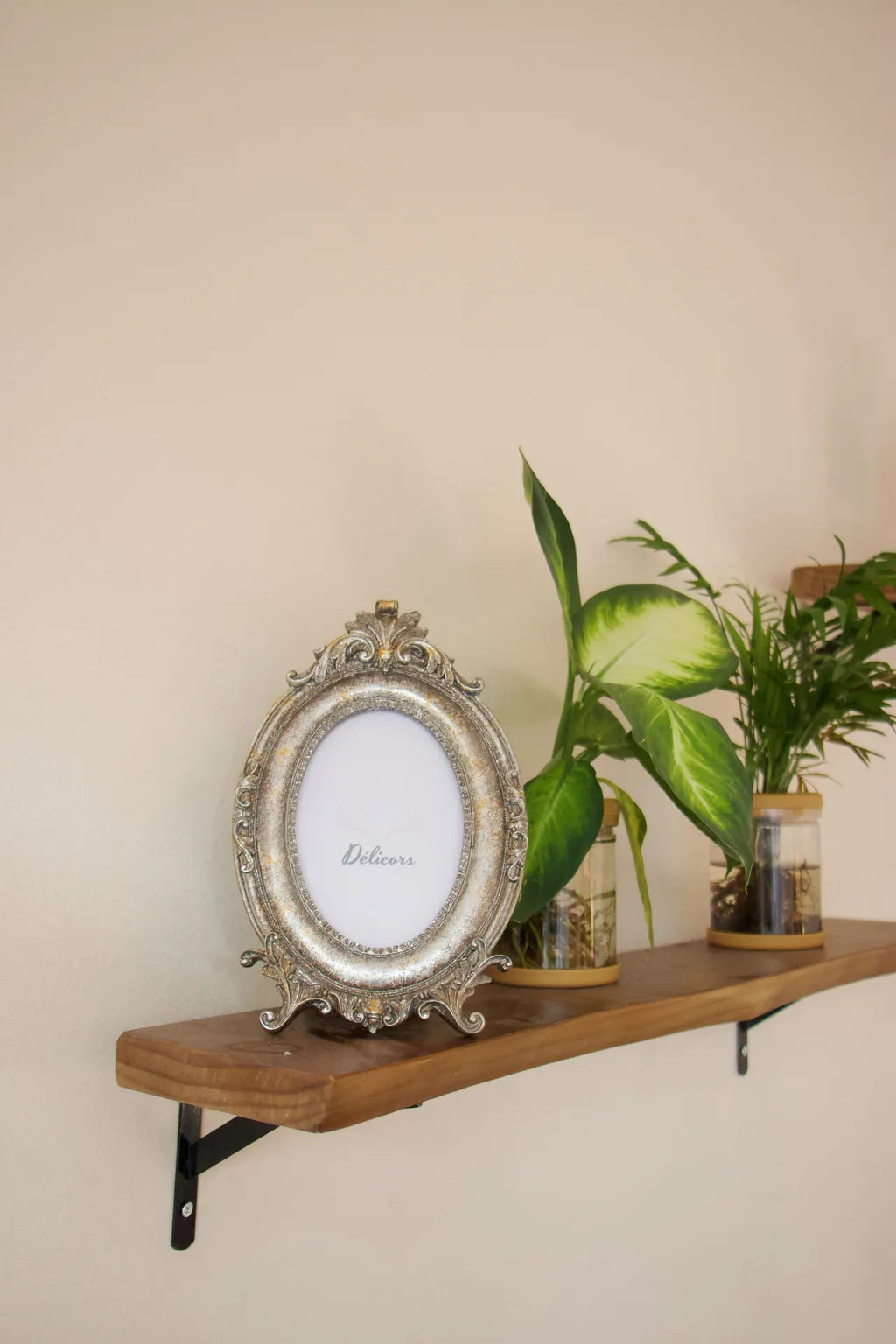 French Vintage Oval Frame -- Delicors