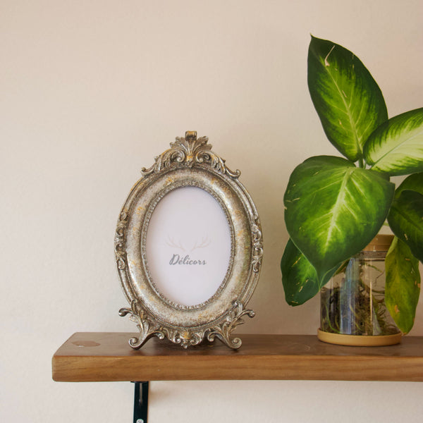 French Vintage Oval Frame