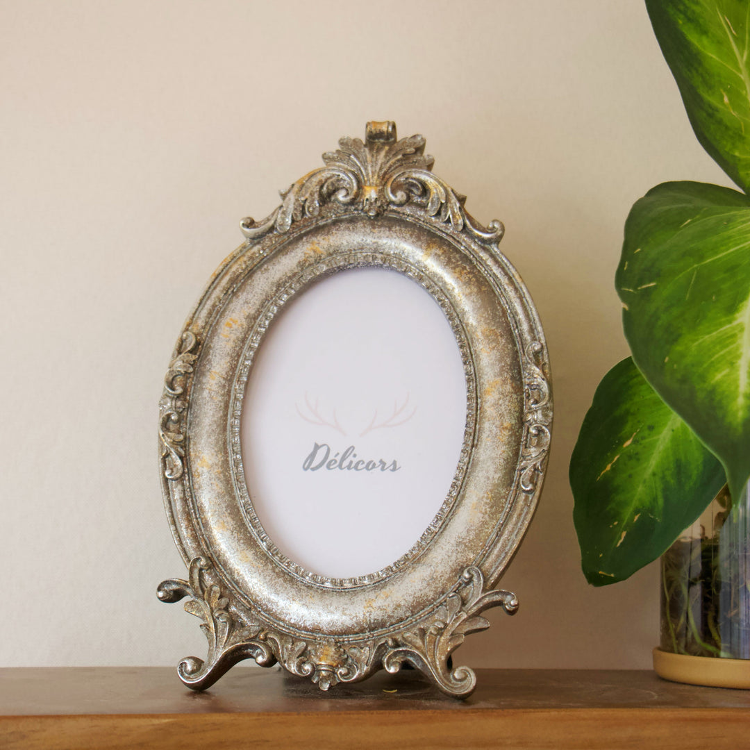 French Vintage Oval Frame