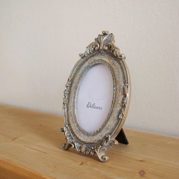 French Vintage Oval Frame