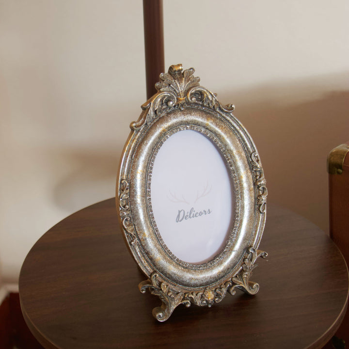 French Vintage Oval Frame