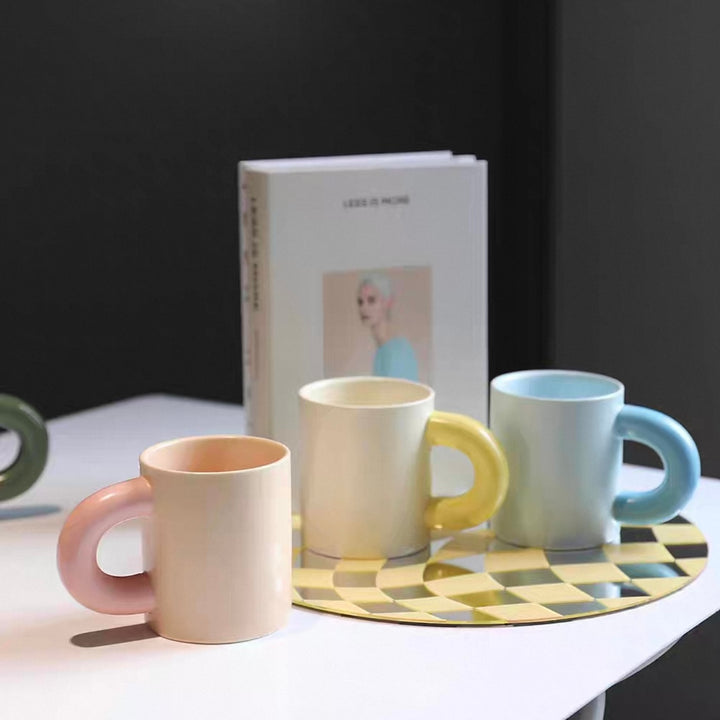 Pastel Chunky Handle Mug