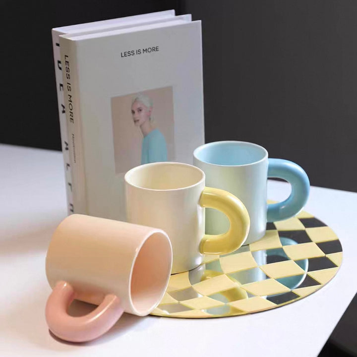 Pastel Chunky Handle Mug