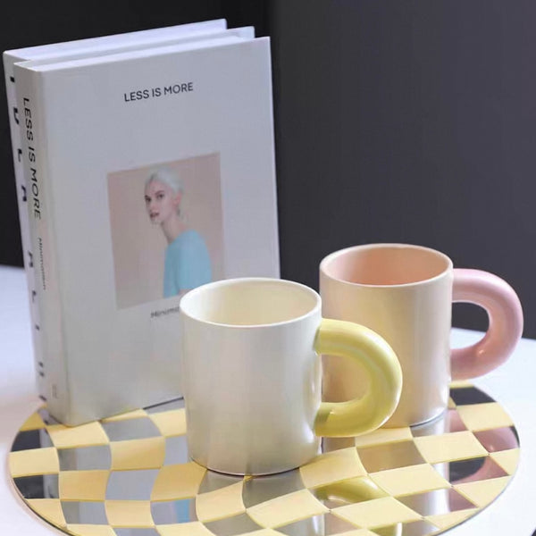 Pastel Chunky Handle Mug