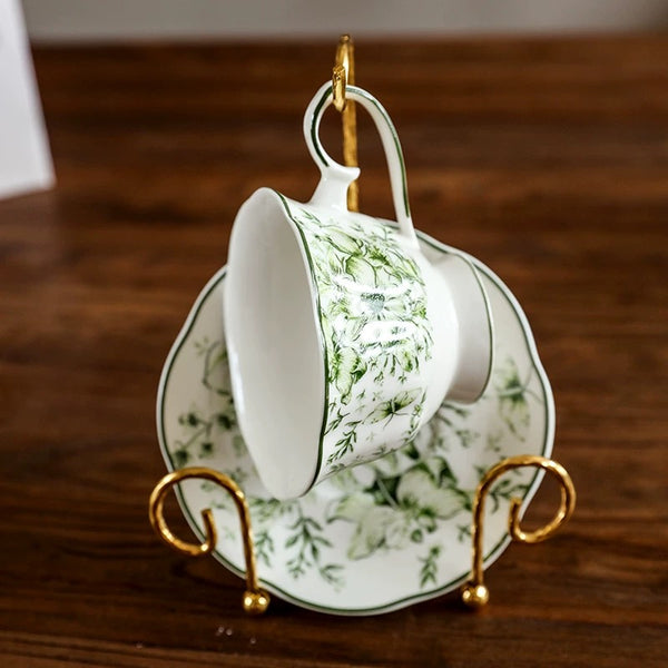 Green Garden Tea Cup & Pot