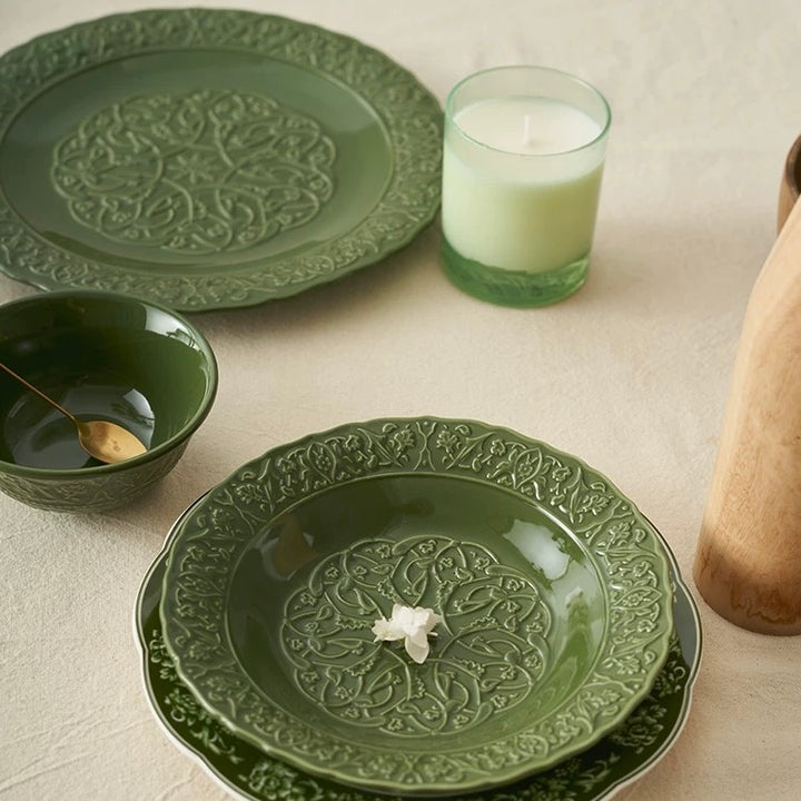 Green Garden Dinnerware
