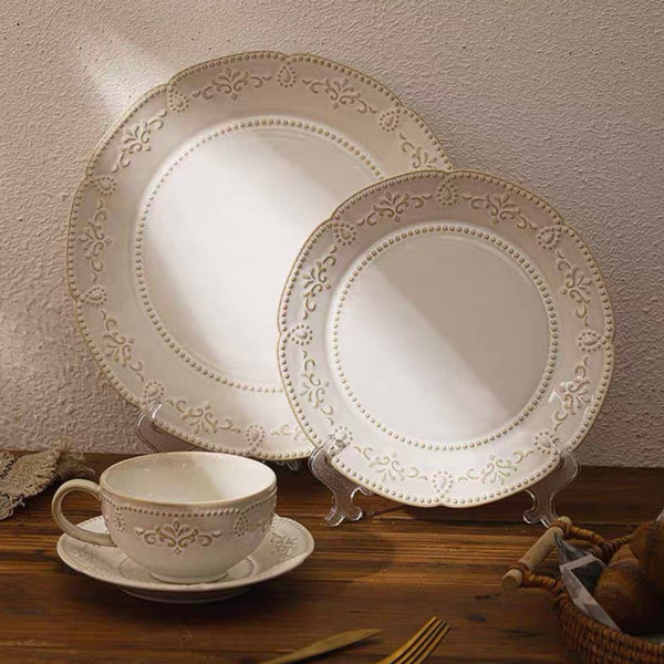 Lace Pearl Dinnerware