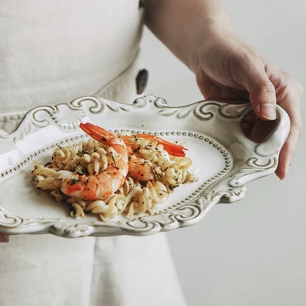 Royal Rococo Ceramic Plate
