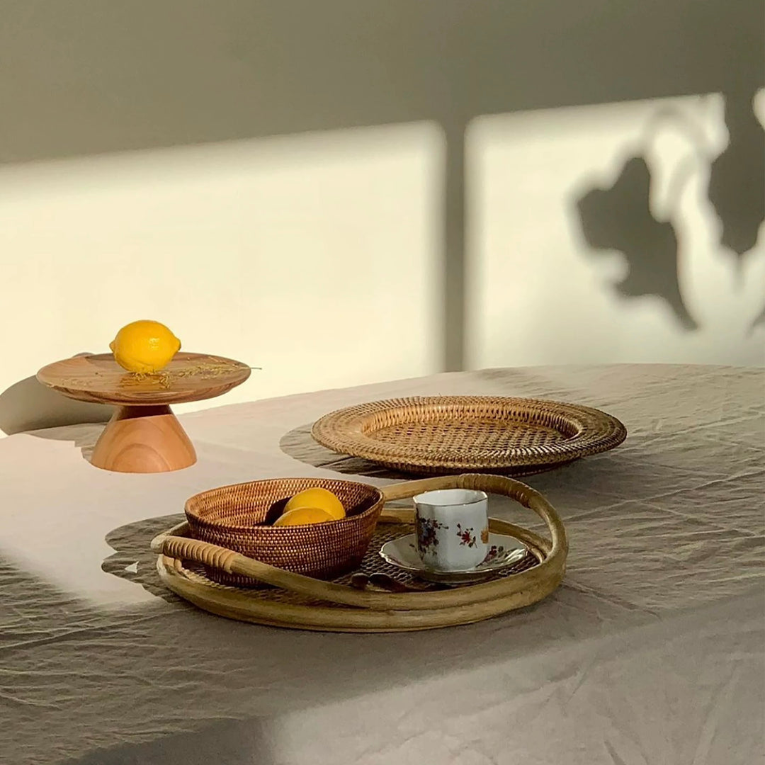 Wave - Loop Rattan Tray