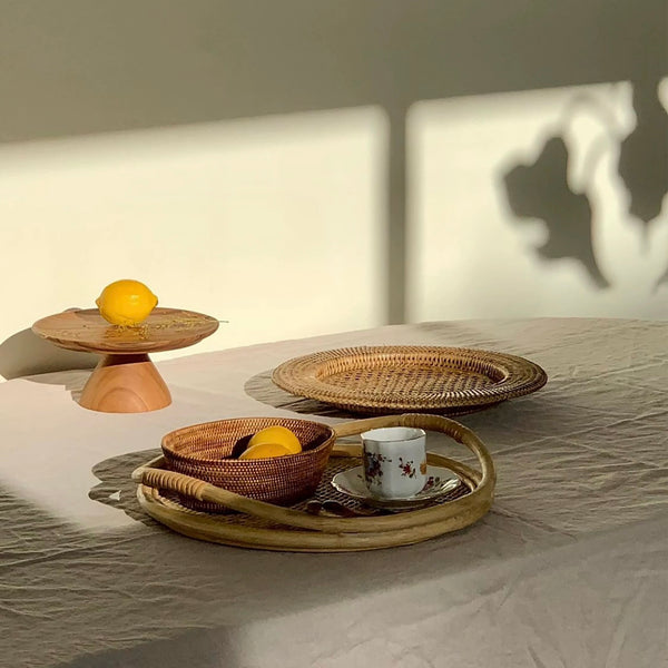 Wave - Loop Rattan Tray