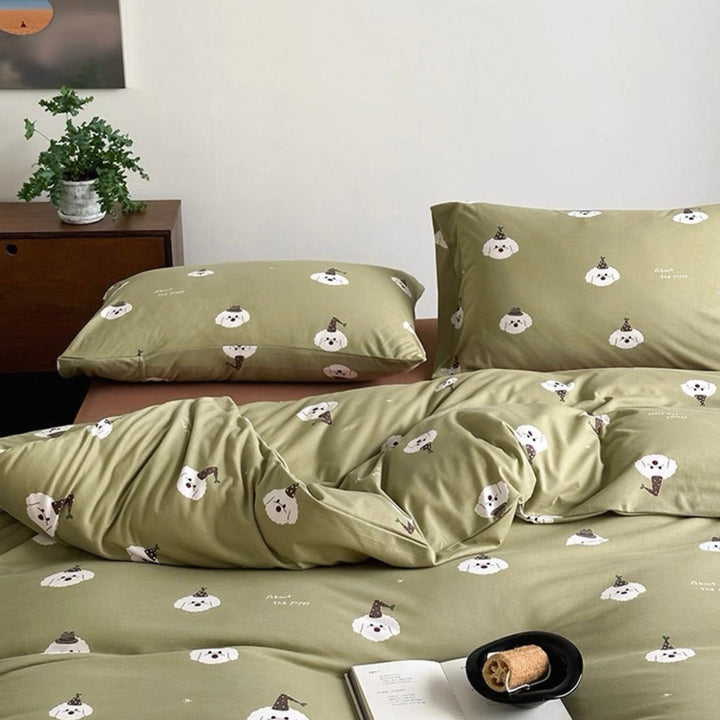 Sleepy Party Pup Bedding Set