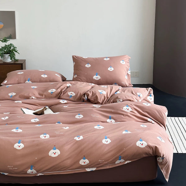 Sleepy Party Pup Bedding Set