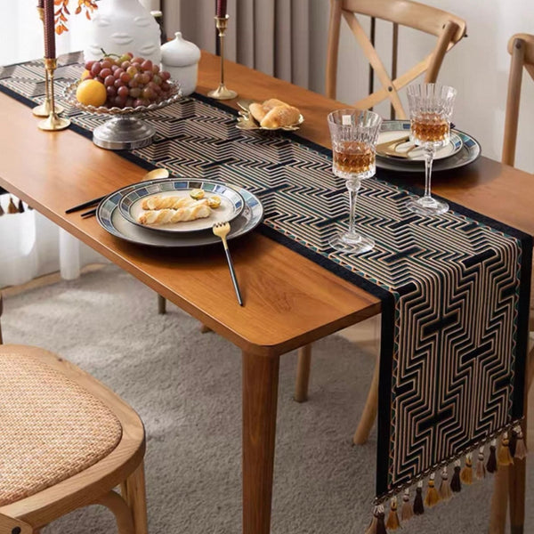 Vintage Maze Table Runner