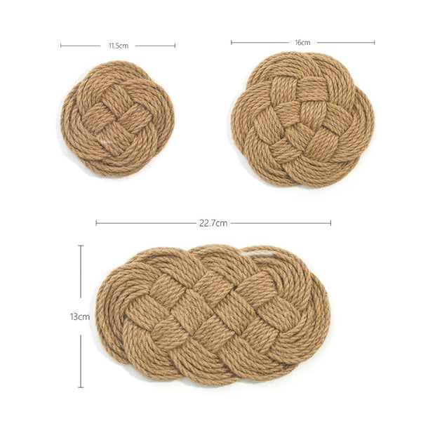Weave Art Trivet Mat Set