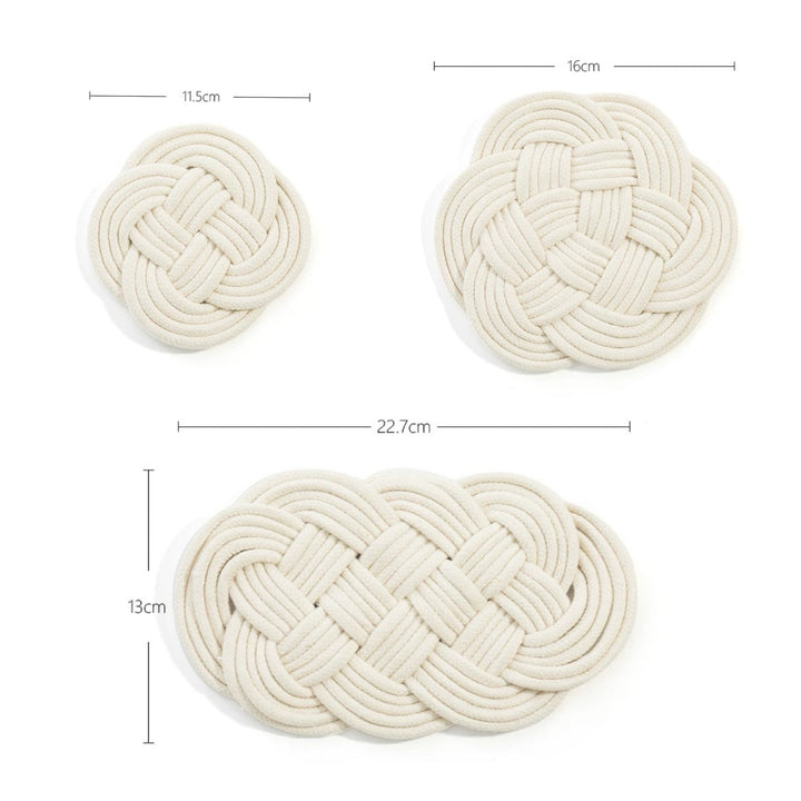 Weave Art Trivet Mat Set
