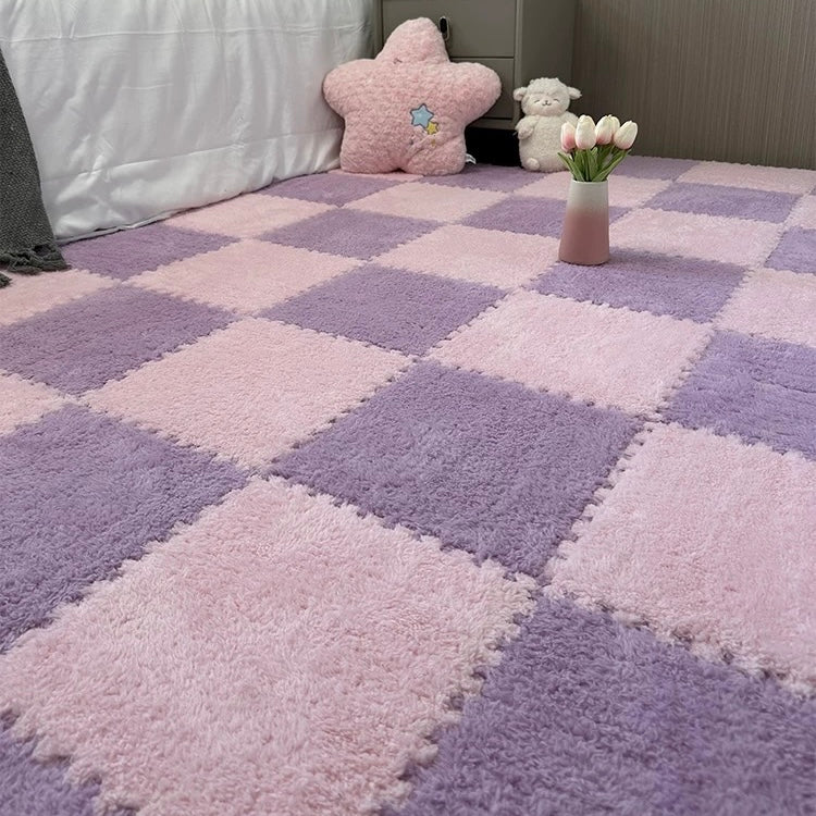 Winter Puzzle Tile Set - Bubblegum Lavender
