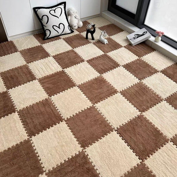 Winter Puzzle Tile Set - Cappuccino