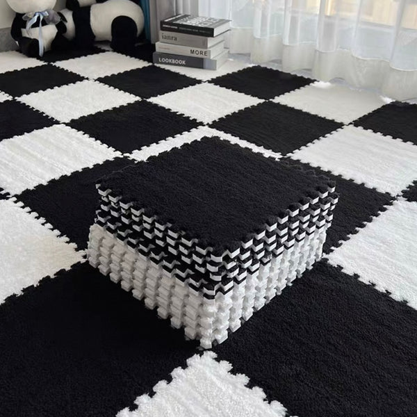 Winter Puzzle Tile Set - Classic Checkerboard