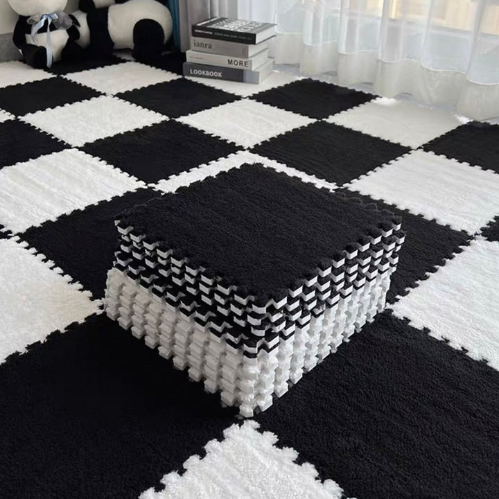 Winter Puzzle Tile Set - Classic Checkerboard
