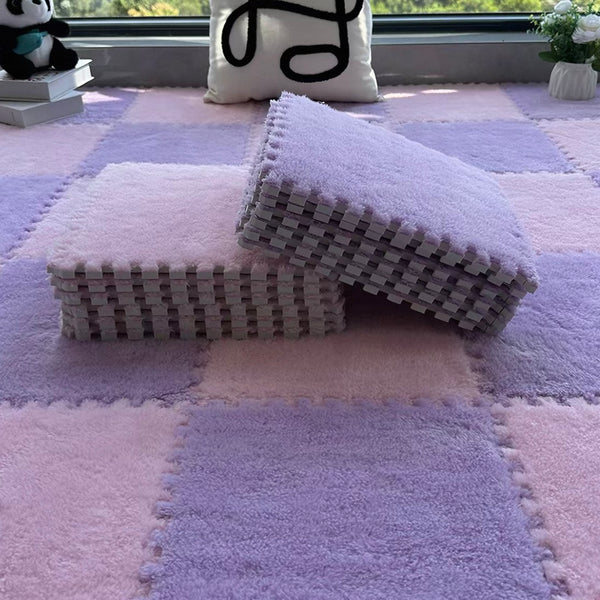 Winter Puzzle Tile Set - Bubblegum Lavender