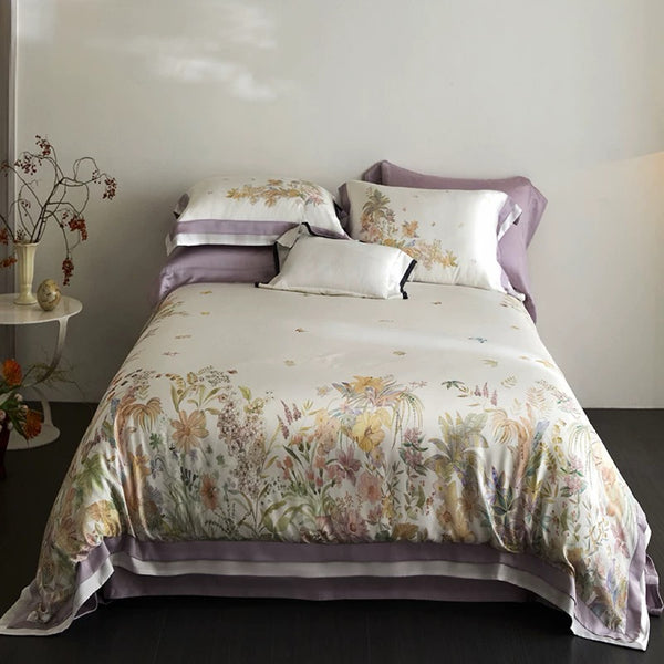Lavender Blooms Lyocell Bedding Set