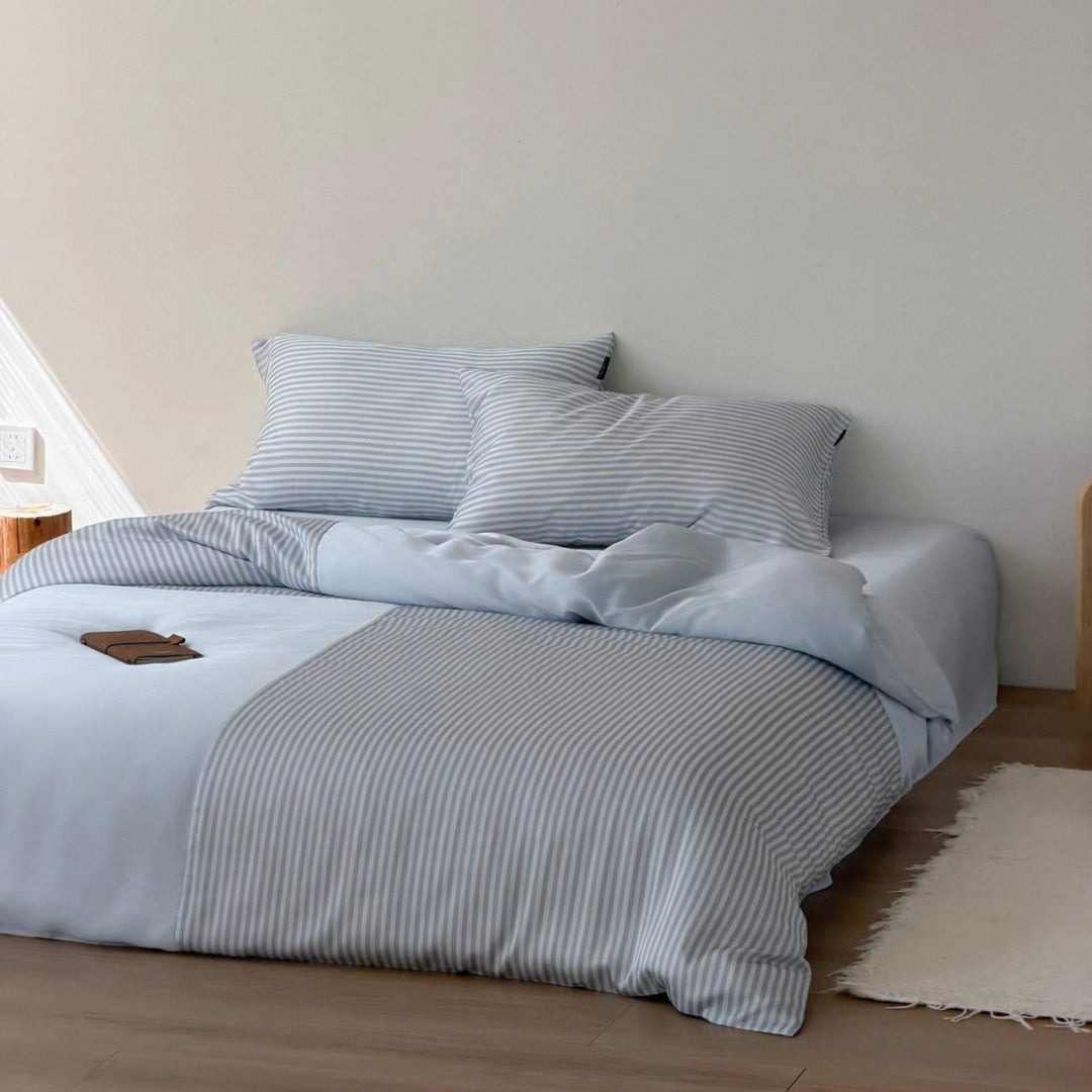 Hikari Stripe Lyocell Bedding Set