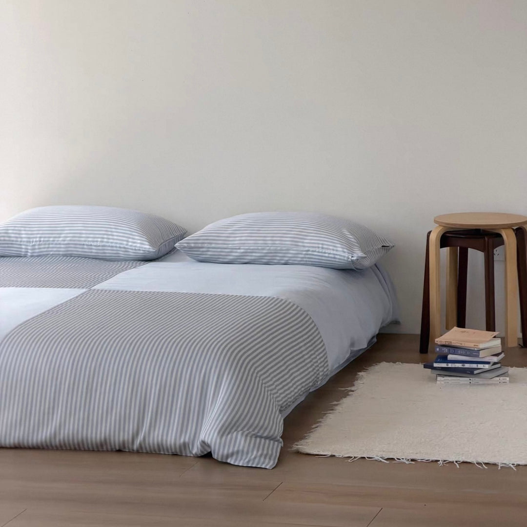Hikari Stripe Lyocell Bedding Set
