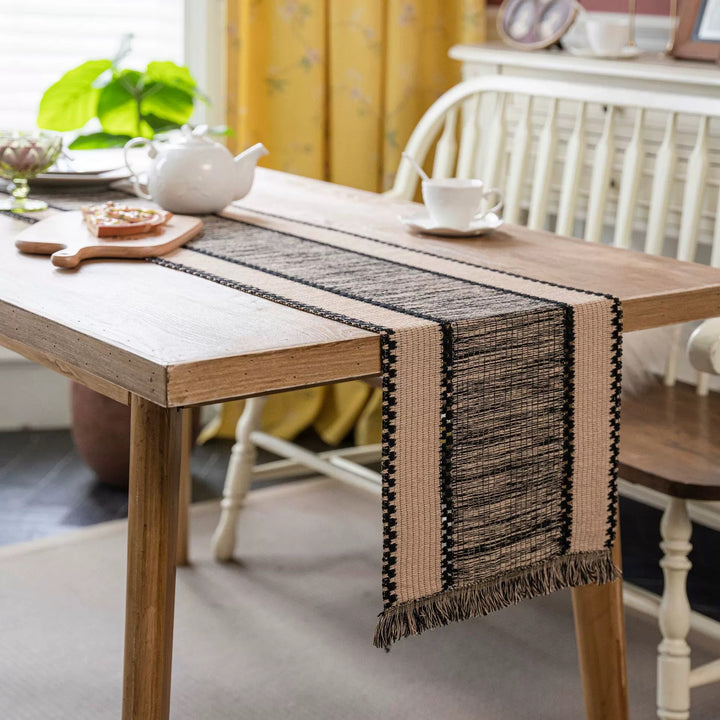 Old Bookstore Tassel Runner