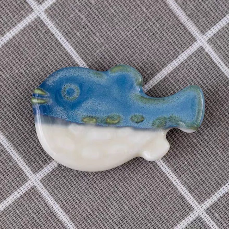 Fugu Chopstick Holder Set