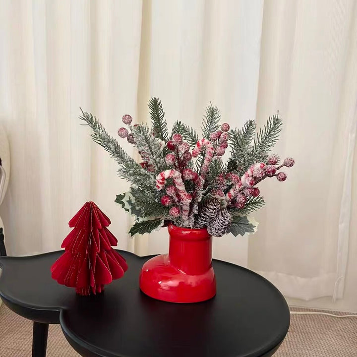 Christmas Stocking Vase