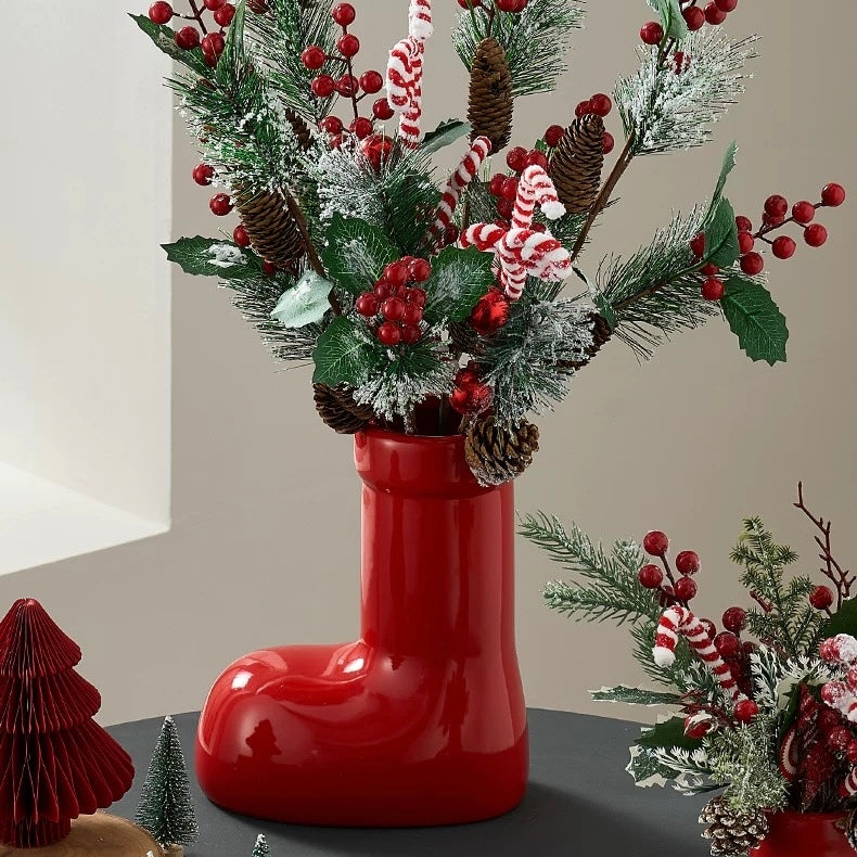 Christmas Stocking Vase