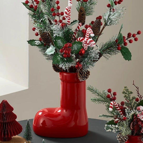 Christmas Stocking Vase