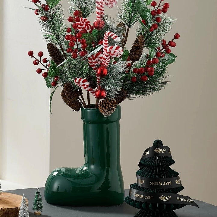 Christmas Stocking Vase