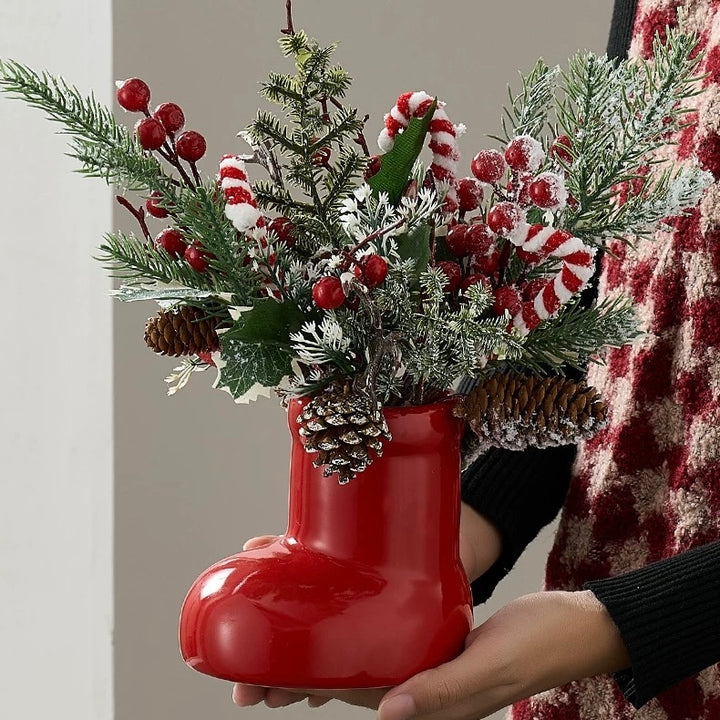 Christmas Stocking Vase