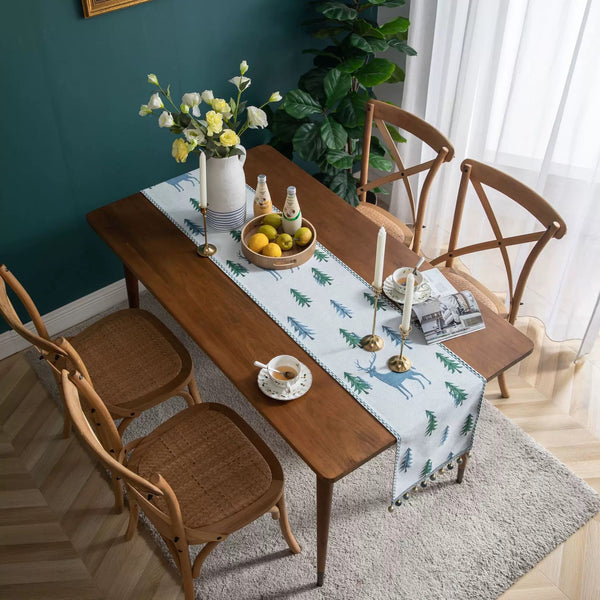 Pine and Reindeer Table Runner