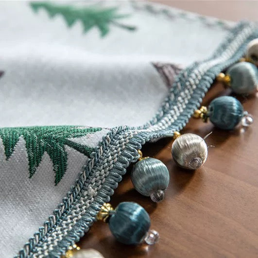 Pine and Reindeer Table Runner