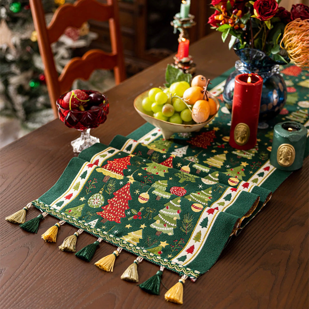 Christmas Tree Table Runner