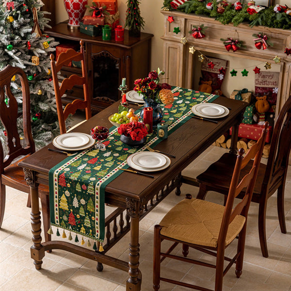 Christmas Tree Table Runner