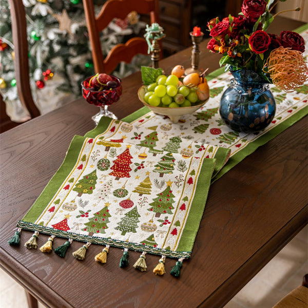 Christmas Tree Table Runner